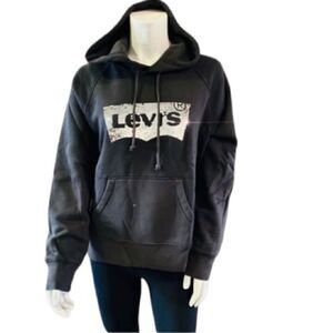 Levi's Sequin Hoodie Sweatshirt New S M